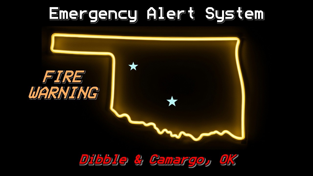 Fire Warnings: Dibble & Camargo, OK (March 22)