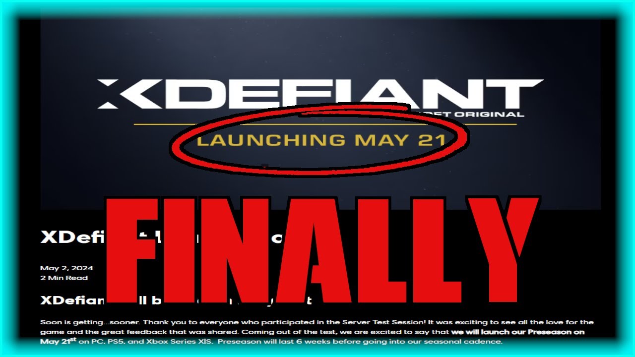 XDefiant's Release Date Is Officially Confirmed!
