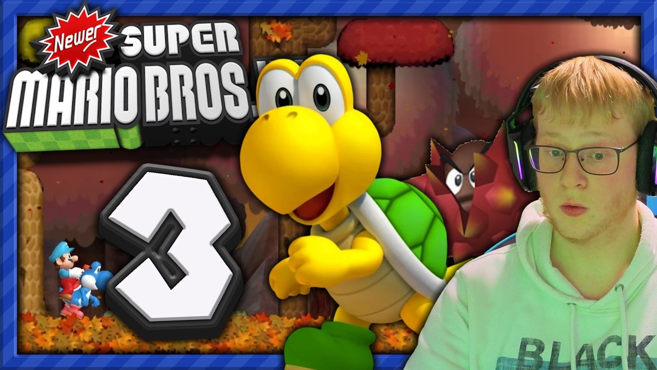 💫Newer Super Mario Bros. Wii💫#03 Die komplette Bonuswelt - der Herbstwald!