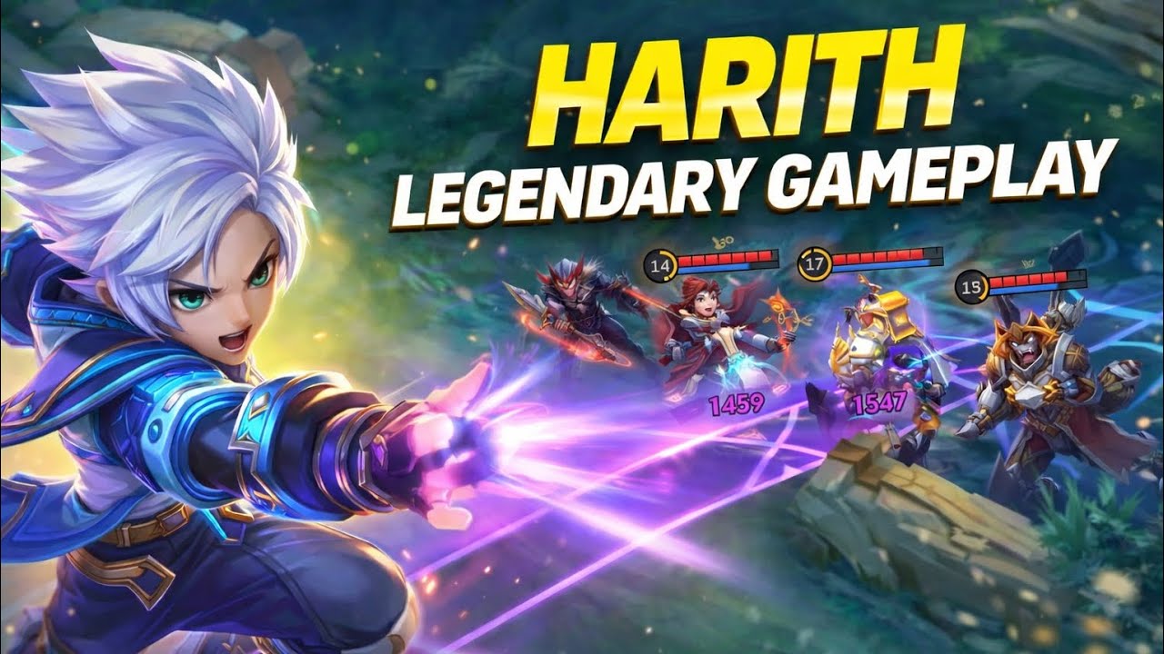 HARITH LEGENDARY GAMEPLAY | Harith God Mode ON | Mobile Legends X Moba 5v5 