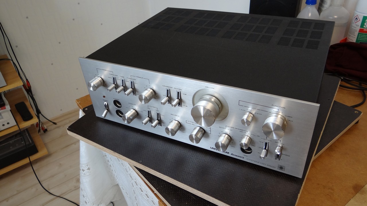 Universum 2500- Goldstar8500 Усилитель.  Ремонт+Профилактика.