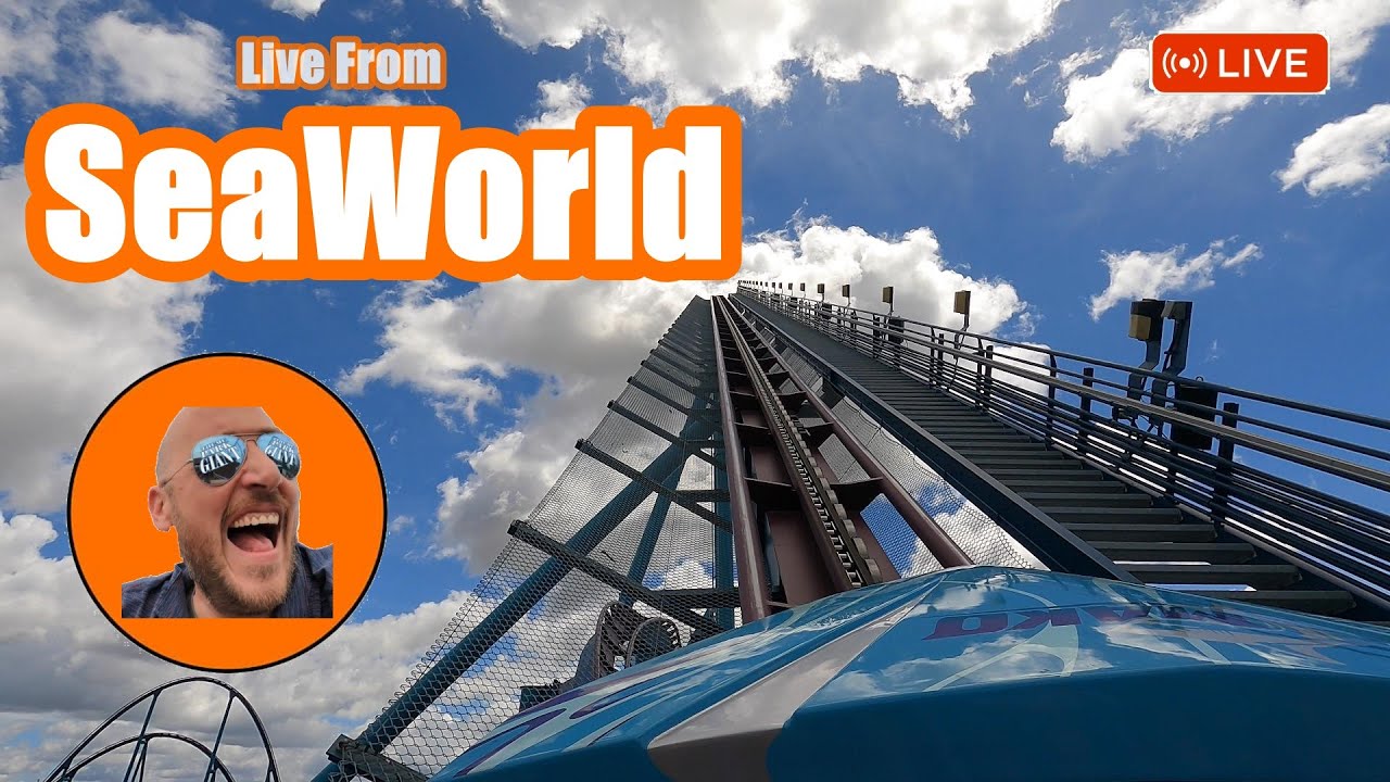 🔴 LIVE: SeaWorld Coaster Marathon – Big Thrills & Low Crowds!