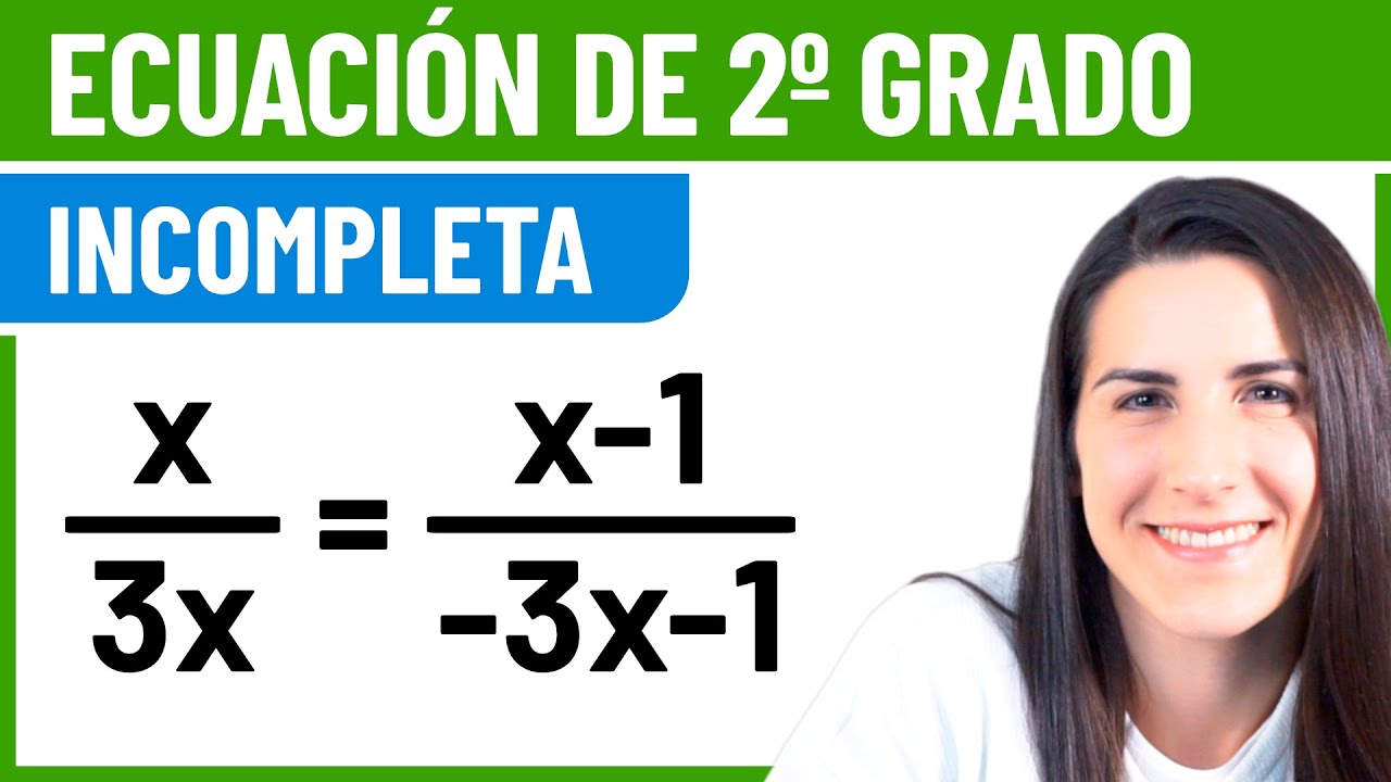 Ecuación de SEGUNDO Grado INCOMPLETA con Denominadores ✅