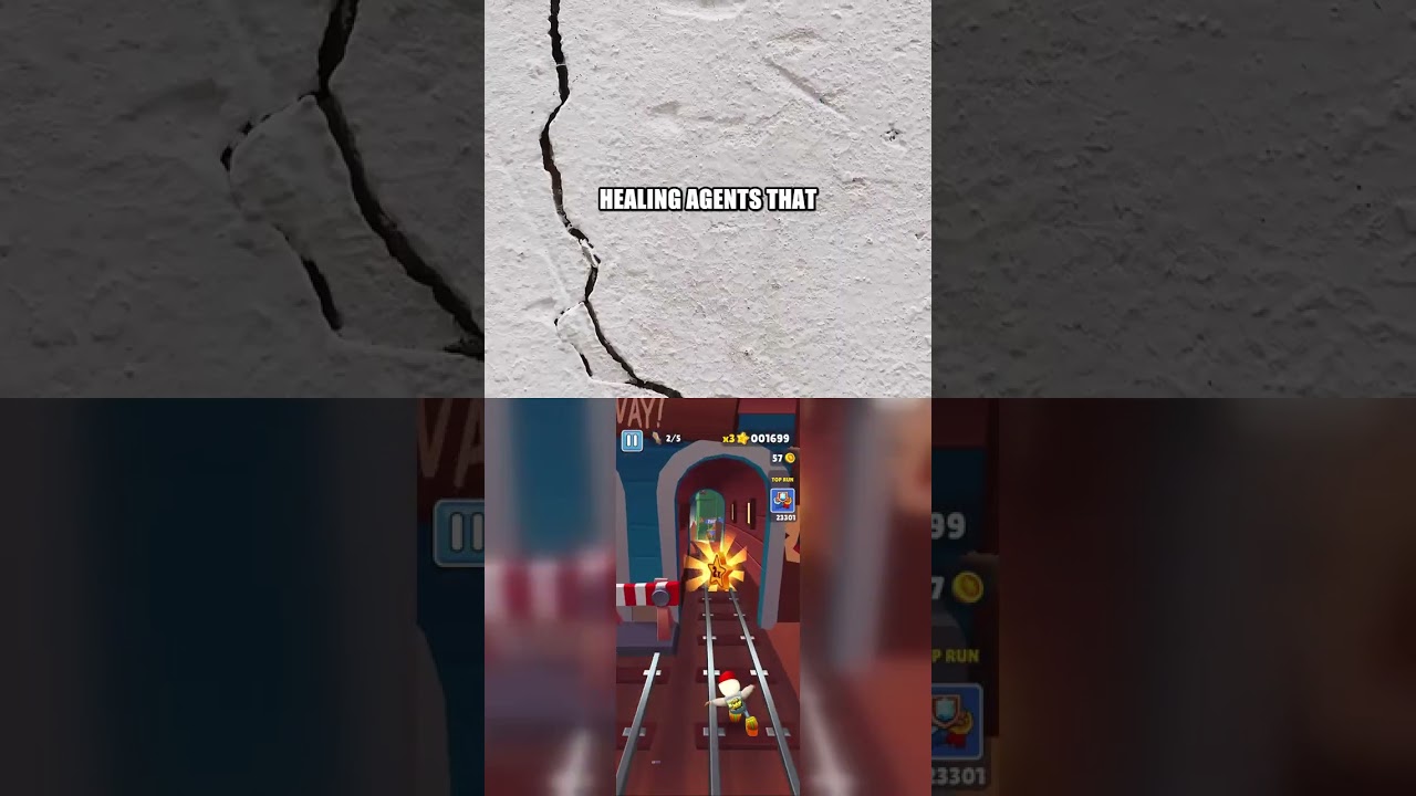 Your Buildings Can HEAL Themselves 🤯 #Shorts