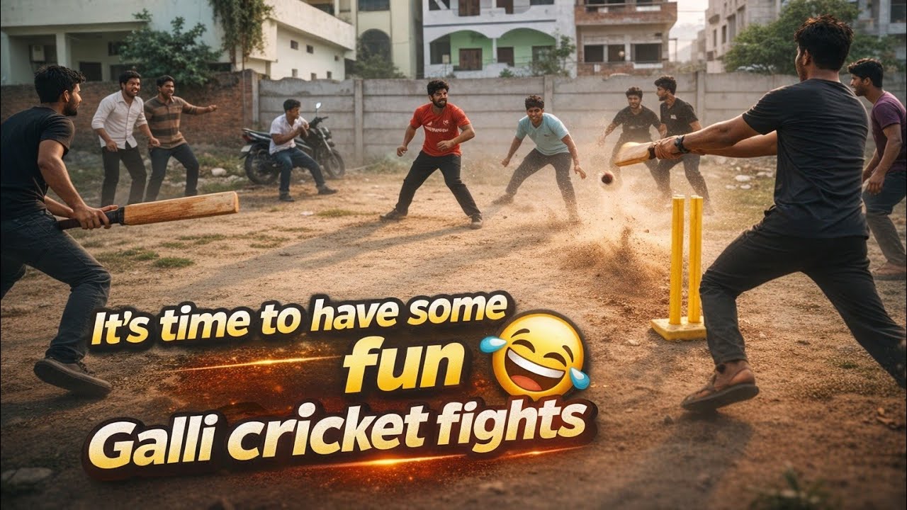 It's time to have some fun😆Galli cricket fights