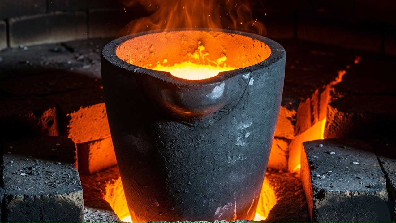 Graphite Crucible Making | Metal Melting Crucible Manufacturing