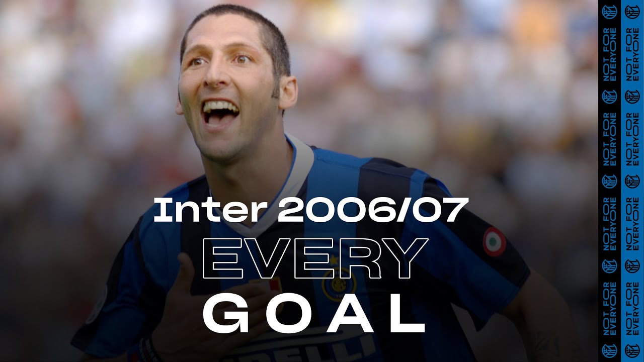 EVERY GOAL! | INTER 2006/07 | Materazzi, Crespo, Ibrahimovic, Adriano, Figo and many more... ⚽⚫🔵