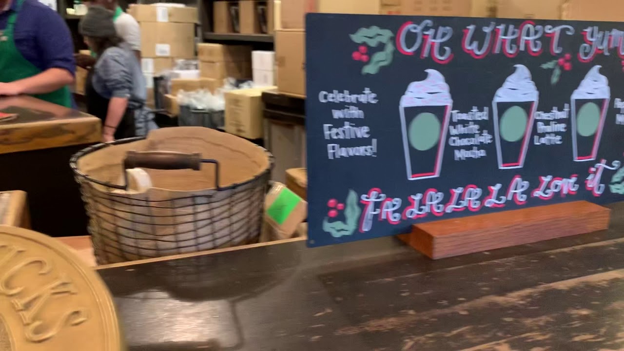 First STARBUCKS store tour
