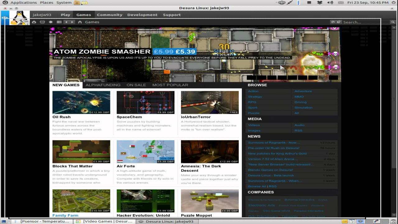 Introduction To Gaming In Linux : Part Three - Desura