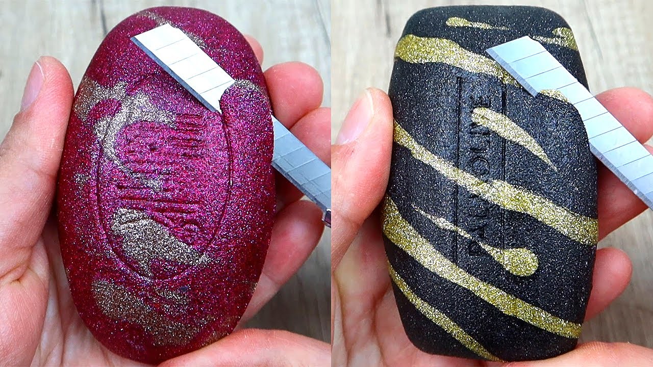 Relaxing Soap Cutting ASMR. Satisfying Soap and lipstick cutting. Corte de jabón - 680
