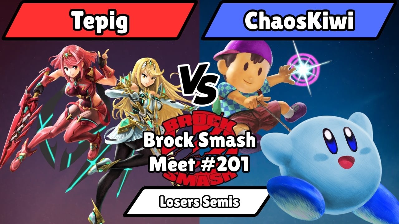 BSM 201 - Tepig (Pyra & Mythra) & ChaosKiwi (Kirby, Ness) - Losers Semis
