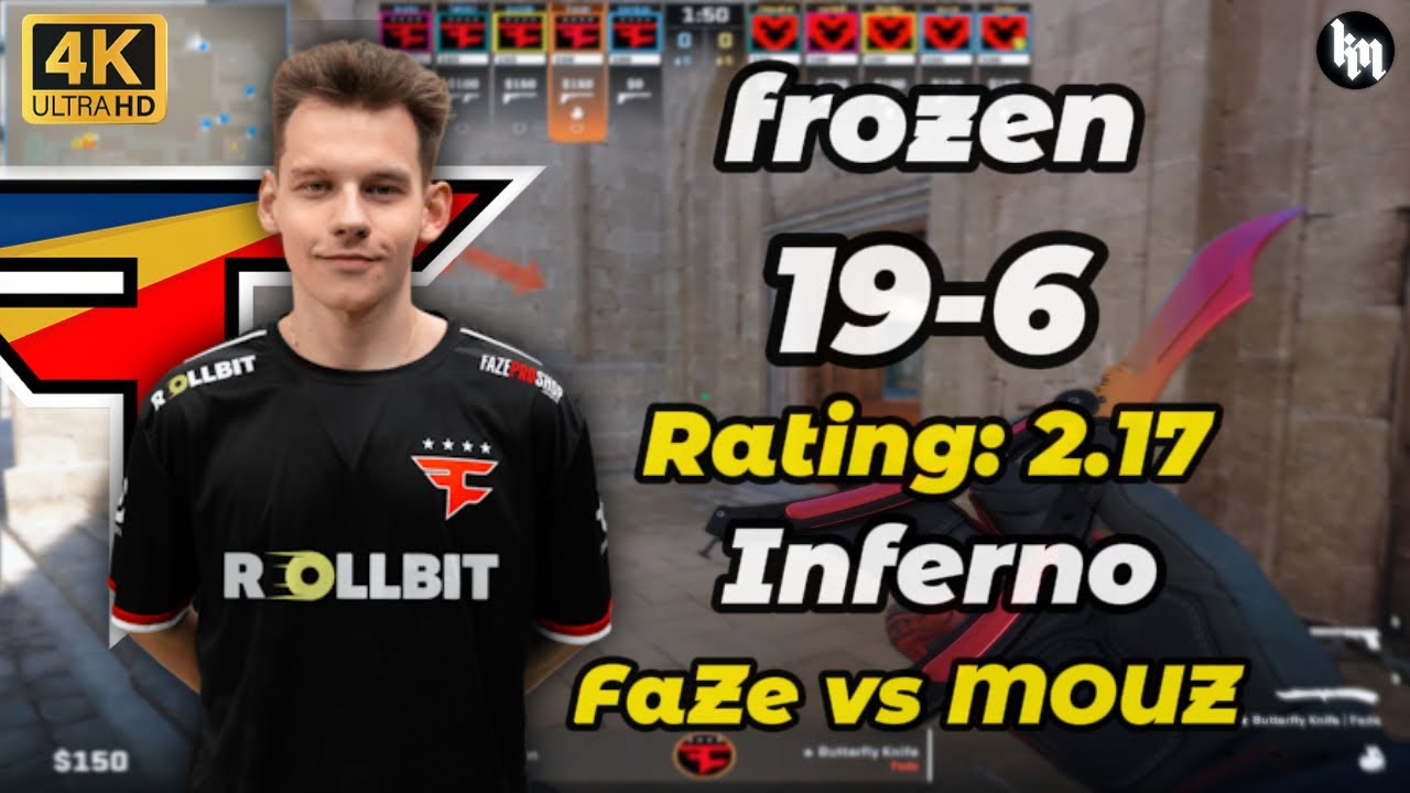 frozen (19-6) FaZe vs MOUZ (Inferno) | StarLadder Budapest Major 2025 #cs2 #frozen #faze