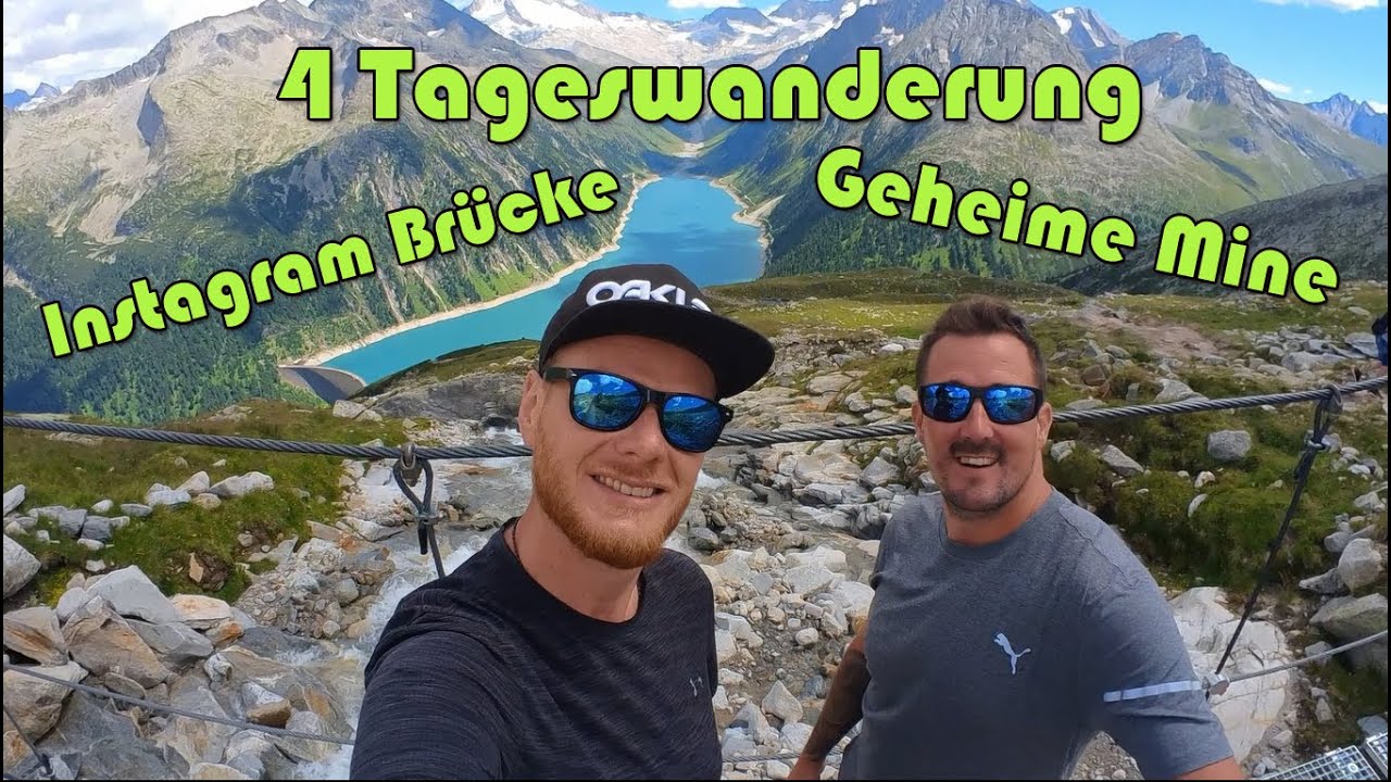 4 Tageswanderung: Schlegeis zur Olperer Hütte (Instabrücke) über Geraer Hütte zum Tuxer Joch Haus