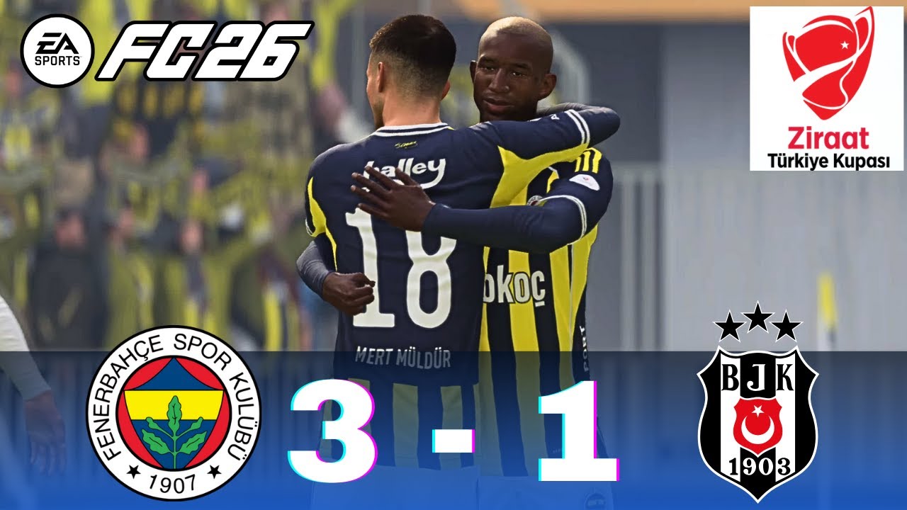 FC 26 – Fenerbahçe vs Beşiktaş | Türkiye Kupası 2025/26 | PS5™ 4K60