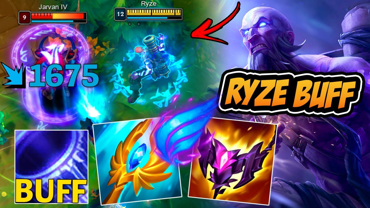 ESSE BUFF NO RYZE DEIXOU ELE AINDA MAIS FORTE NO MID !! - LEAGUE OF LEGENDS