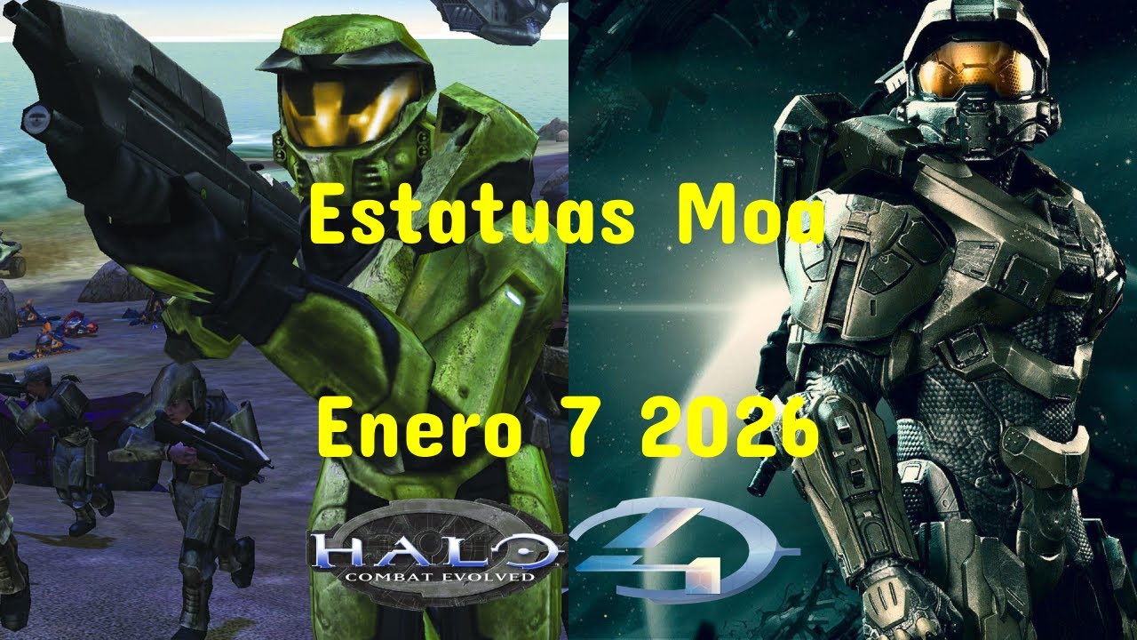 Ubicación estatuas MOA Enero 7 2026 | Halo CE   y   Halo 4