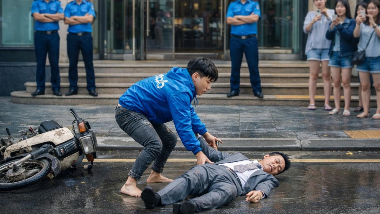 Mọi Người Nghĩ Ông Già Say Rượu, Chỉ Có Anh Xe Ôm Ra Tay Cứu Giúp – Sự Thật Khiến Cả Thành Phố Sững