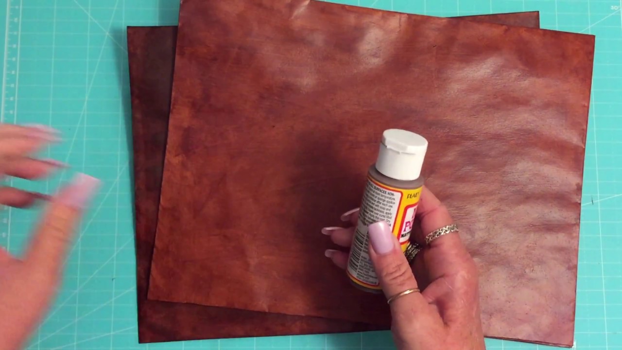 Junk Journal Cover Tutorial | Leather Look