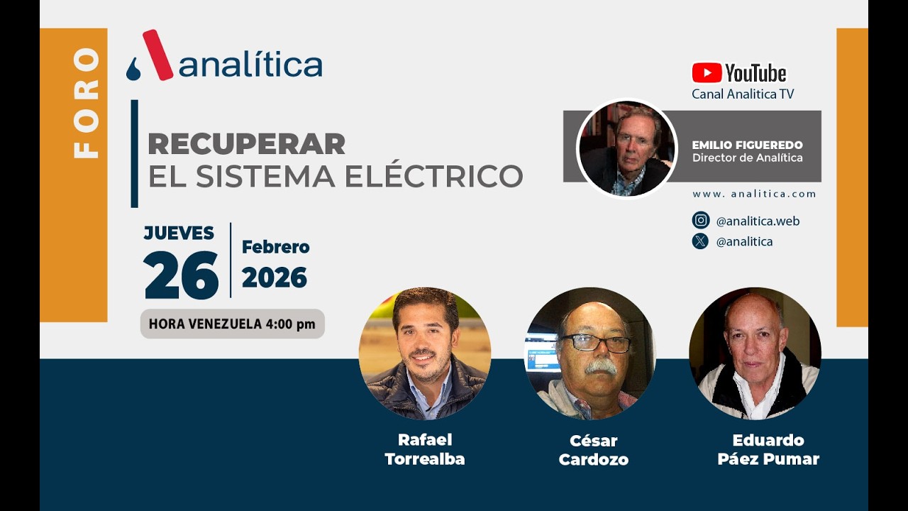 Foro Analítica: Recuperación del Sistema Eléctrico