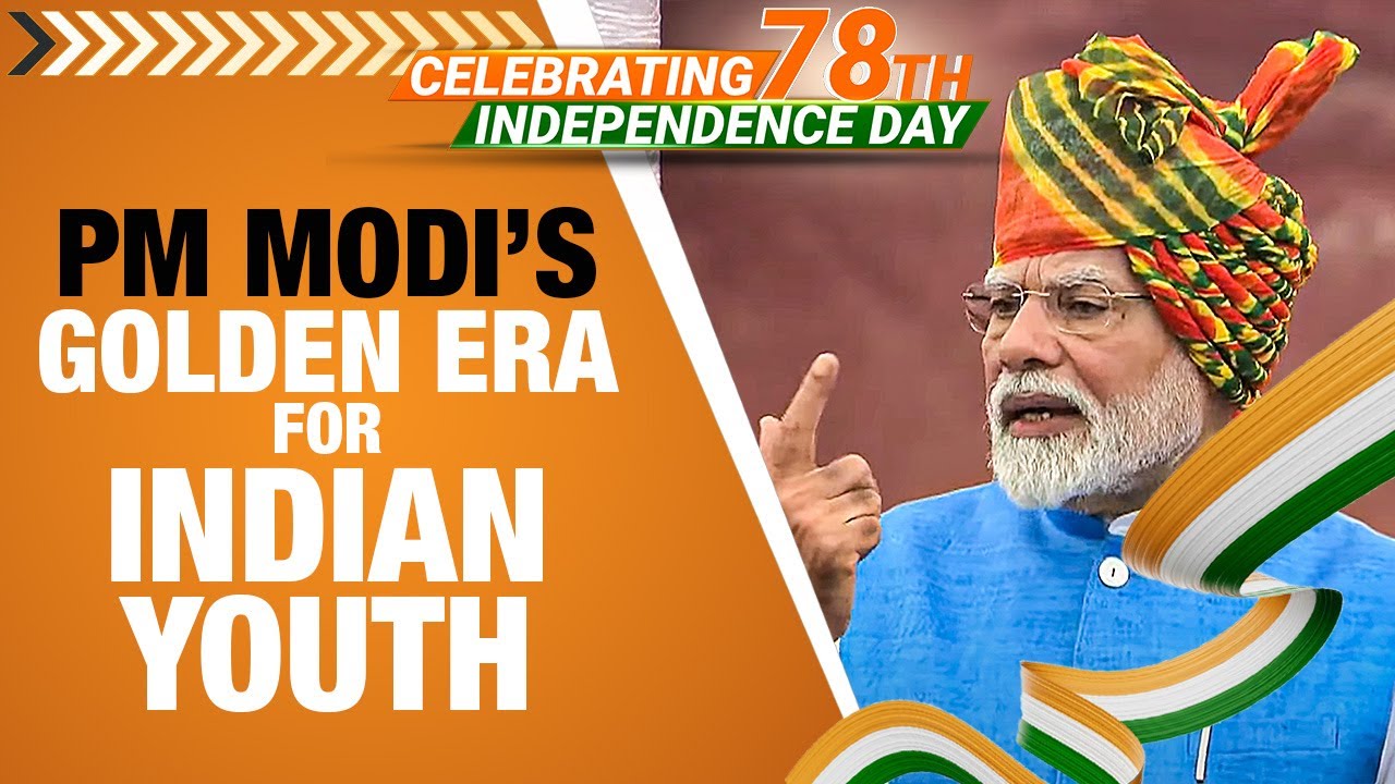 PM Modi on Youth Ambition and 'Golden Era for Indian Youth' in Independence Day Address | News9