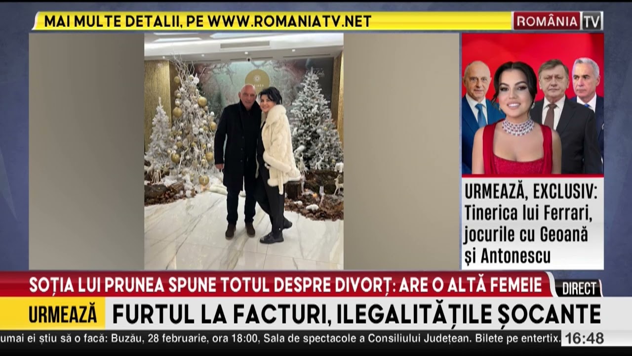 Soția lui Florin Prunea rupe tăcerea despre căsnicie: „El umbla cu această femeie de etnie romă”