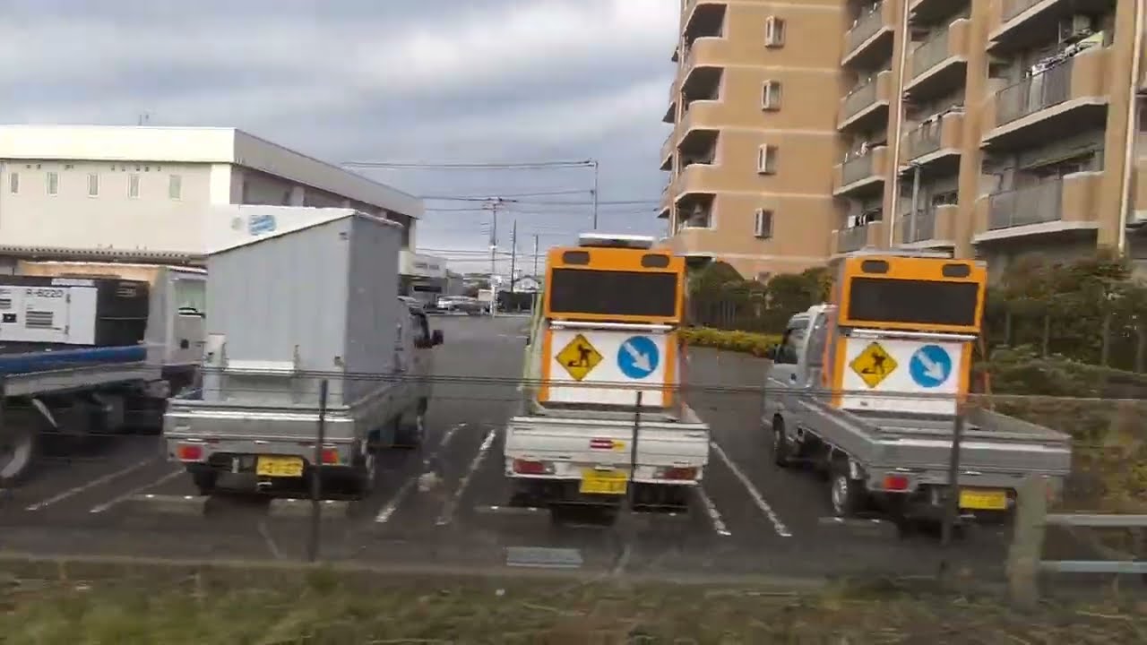 2026年2月22日「沼津～国府津」JR御殿場線の左側車窓(無編集)