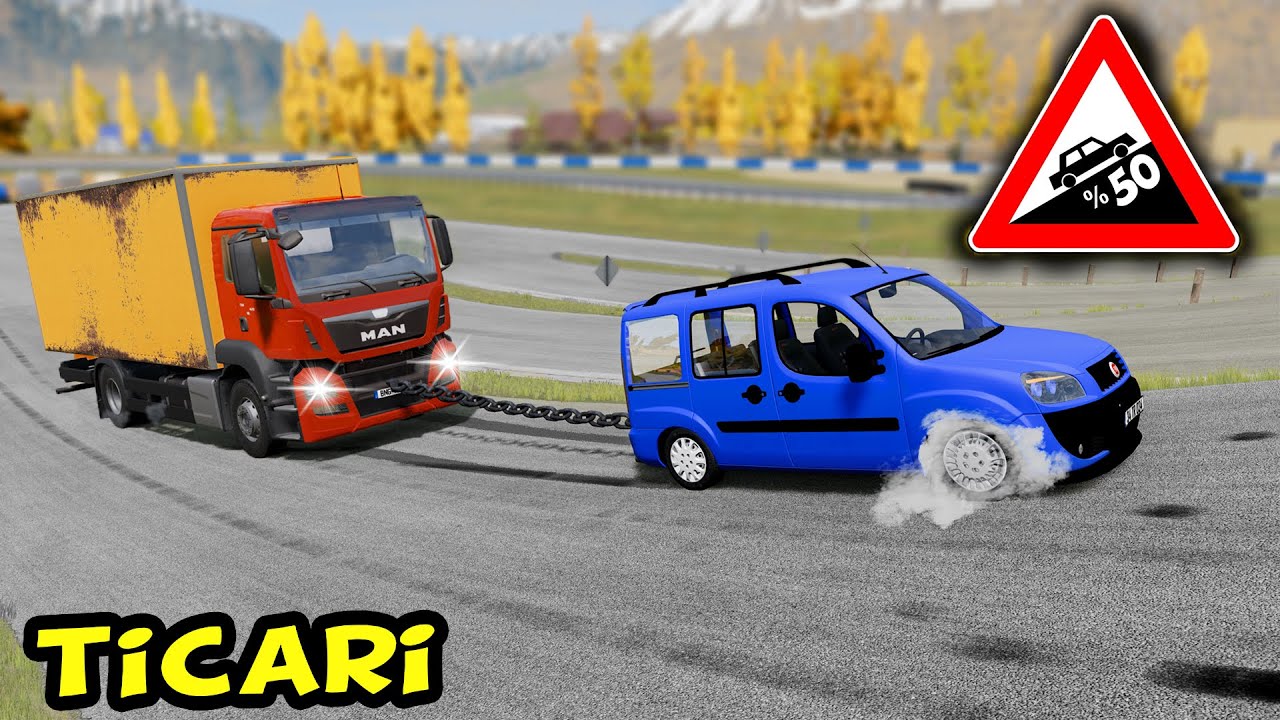 ÇEK BAKALIM - ÇILGIN DENEY / TİCARİ ARABALAR // BeamNG.drive // HARD Crash