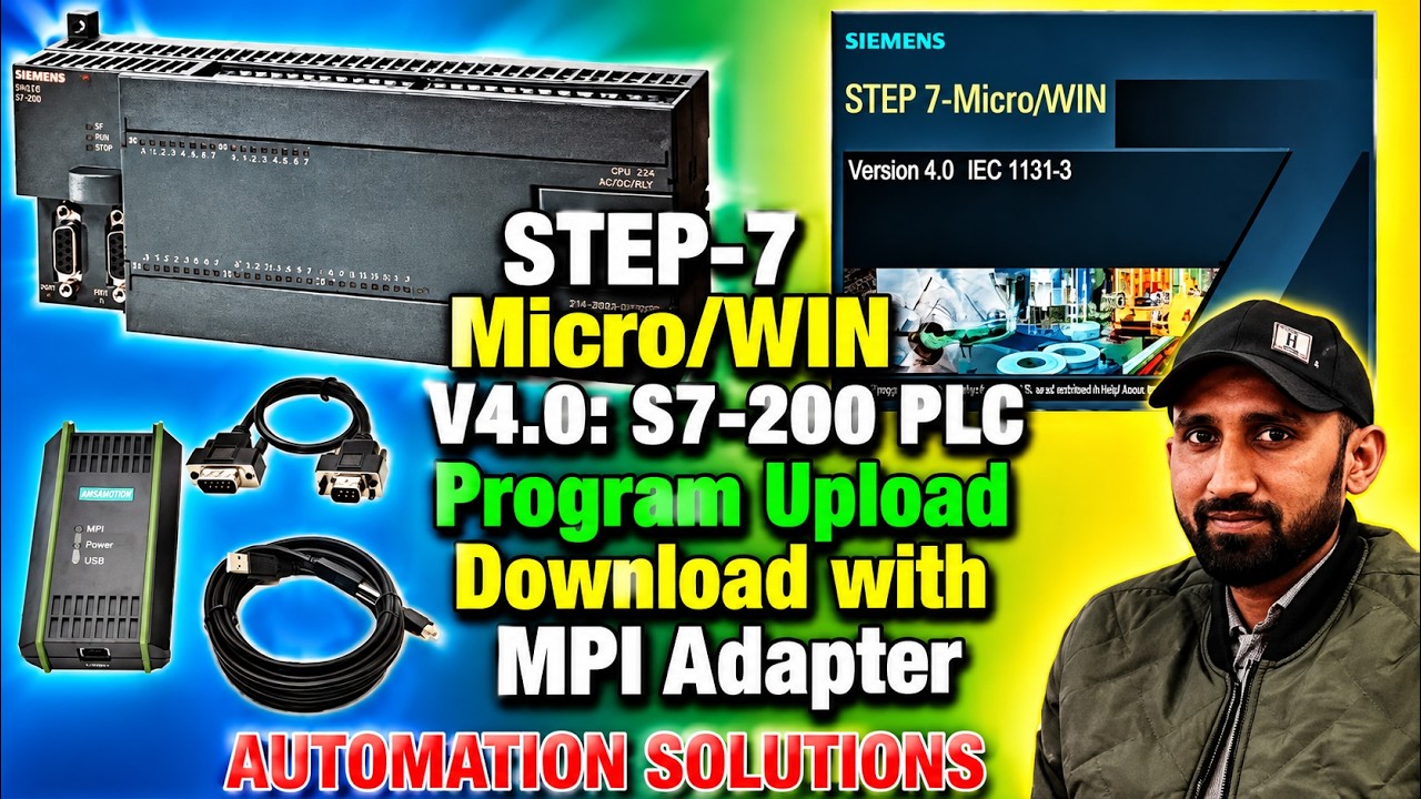 STEP 7 Micro/WIN V4.0: S7 200 PLC Program Upload Download Procedure.