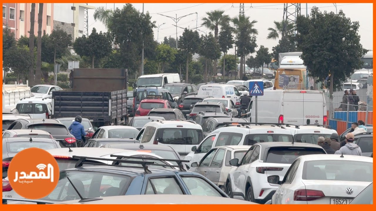 مع اقتراب وقت الافطار اختناق مروري غير مسبوق بالبيضاء