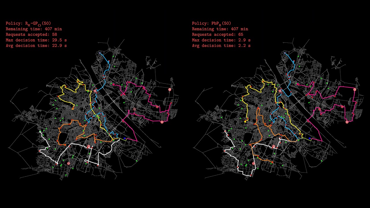 Solving Large-scale Dynamic Vehicle Routing in Real-time