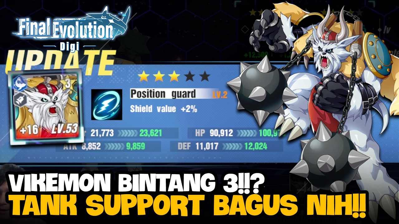 AKHIRNYA VIKEMON BINTANG 3 SHIELD NYA MAKIN TEBEL!! - Digimon The Final Evolution Digi