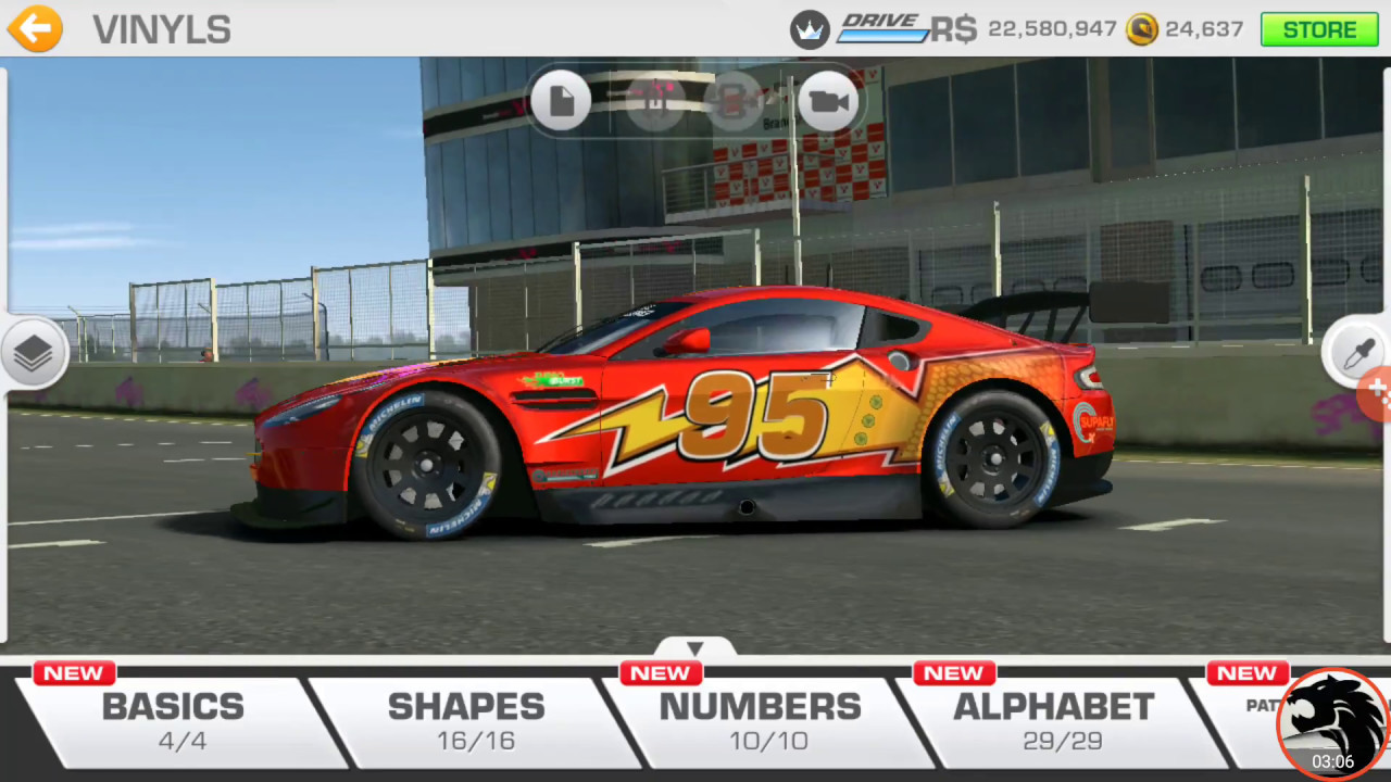 Real Racing 3: Customization of 