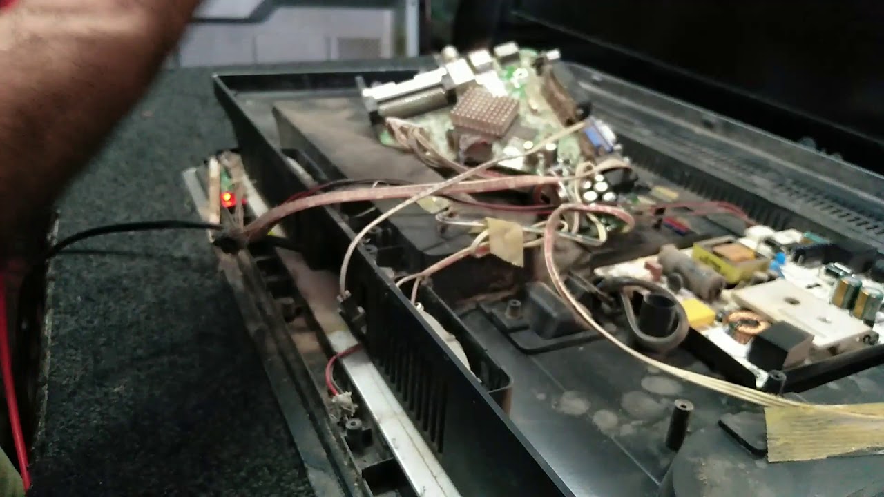 اصلاح جهاز goldvision led 24m3f tnt عطل سهل ولكن لا نفكر فيه