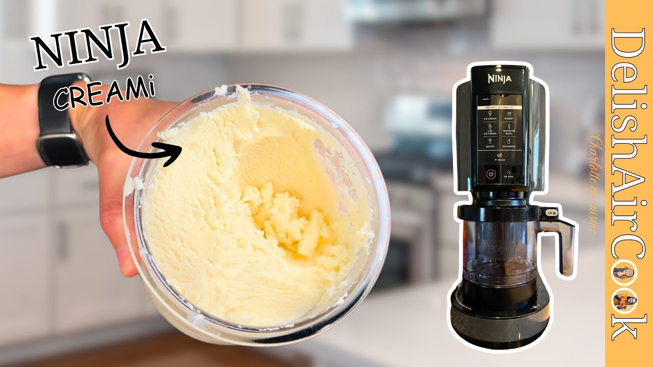 Test de la glace vanille du livre de recette NINJA CREAMi