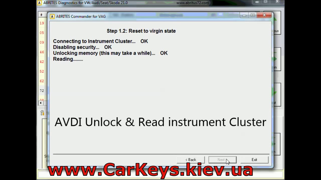 Сброс защиты компонентов - Audi Component Protection Reset