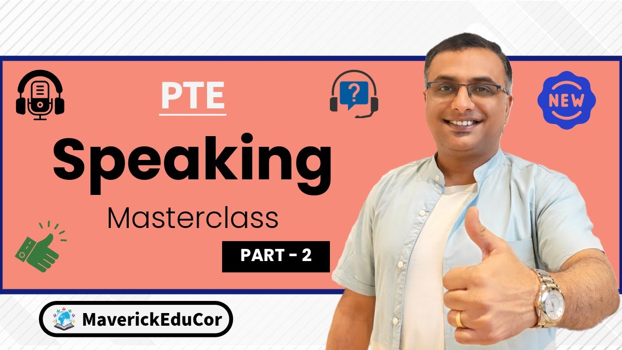PTE Speaking | Masterclass | Tips and Tricks, Method, and Live Demo!