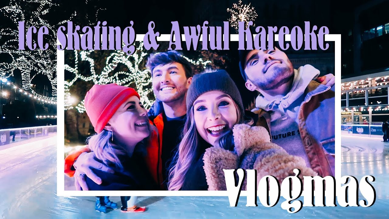Ice Skating, Christmas Huts & Terrible Karaoke | VLOGMAS