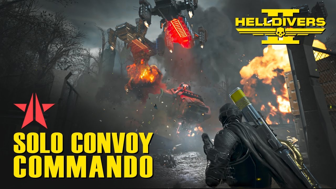 Helldivers 2 – Solo Commando | Extract Intel & Convoy | Deathless | Full Clear | Max Difficulty