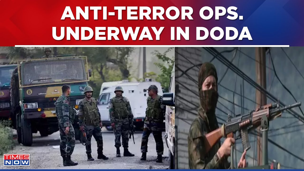 Jammu Doda Encounter Updates: Indian Army Launches Anti-Terror Operations, Fierce Gunfight Continues