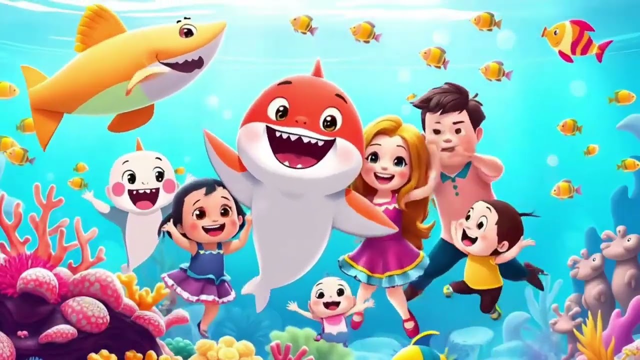 O Show do Bebê Tubarão ‐ Feito com o Clipchamp