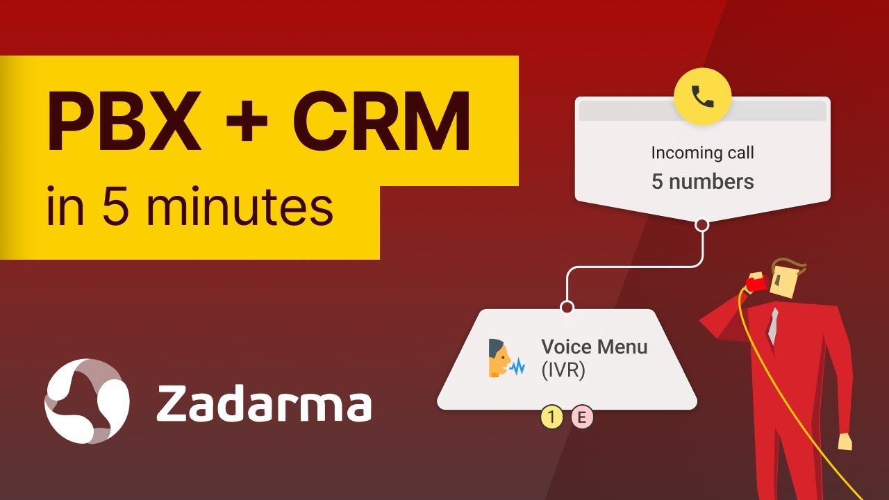 Setting Up Zadarma PBX and CRM in 5 Minutes &mdash; Step-by-Step Guide