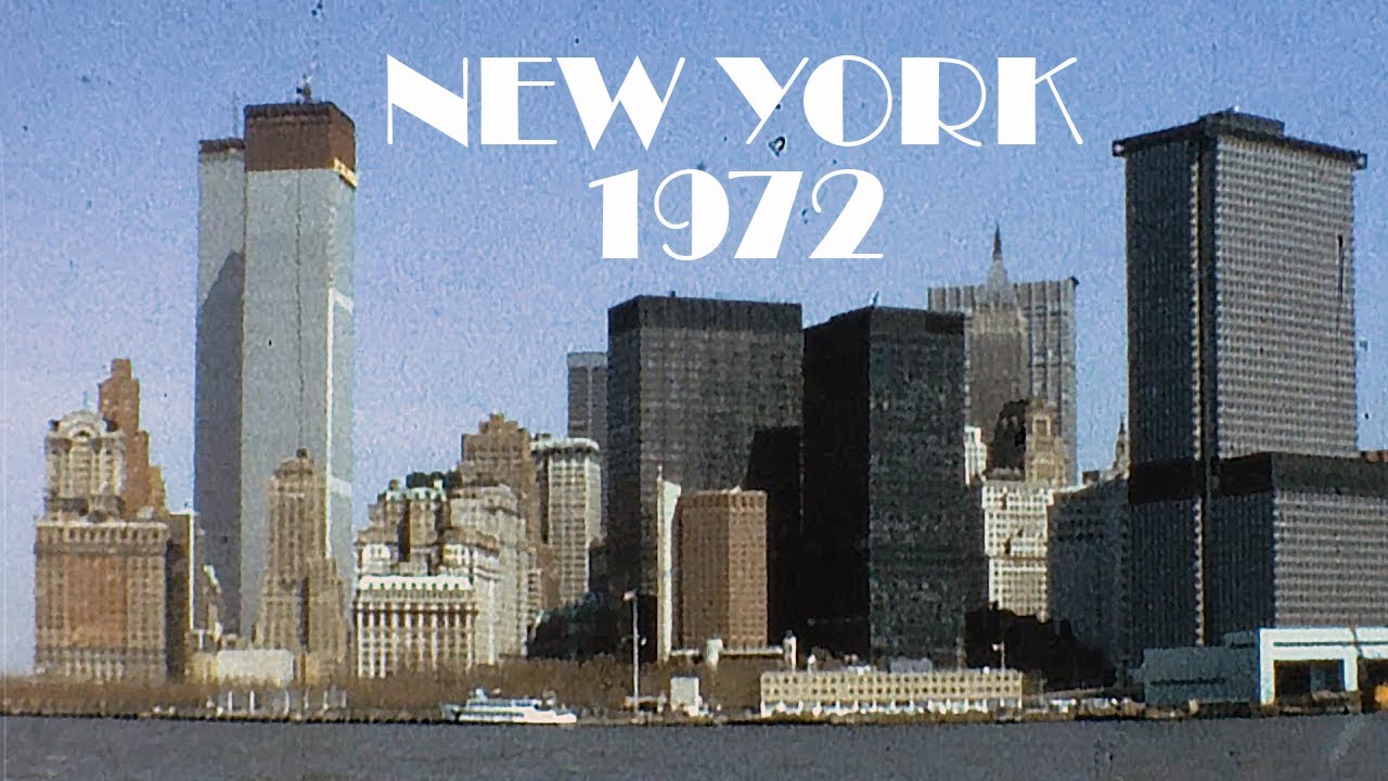 New York, USA 1972 panorama