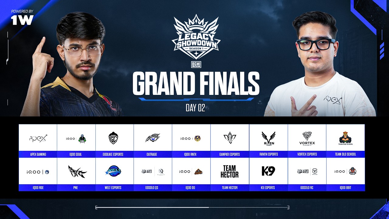 1w Legacy Showdown Season 1 | Grand Finals - Day 2 #soul #godlike
