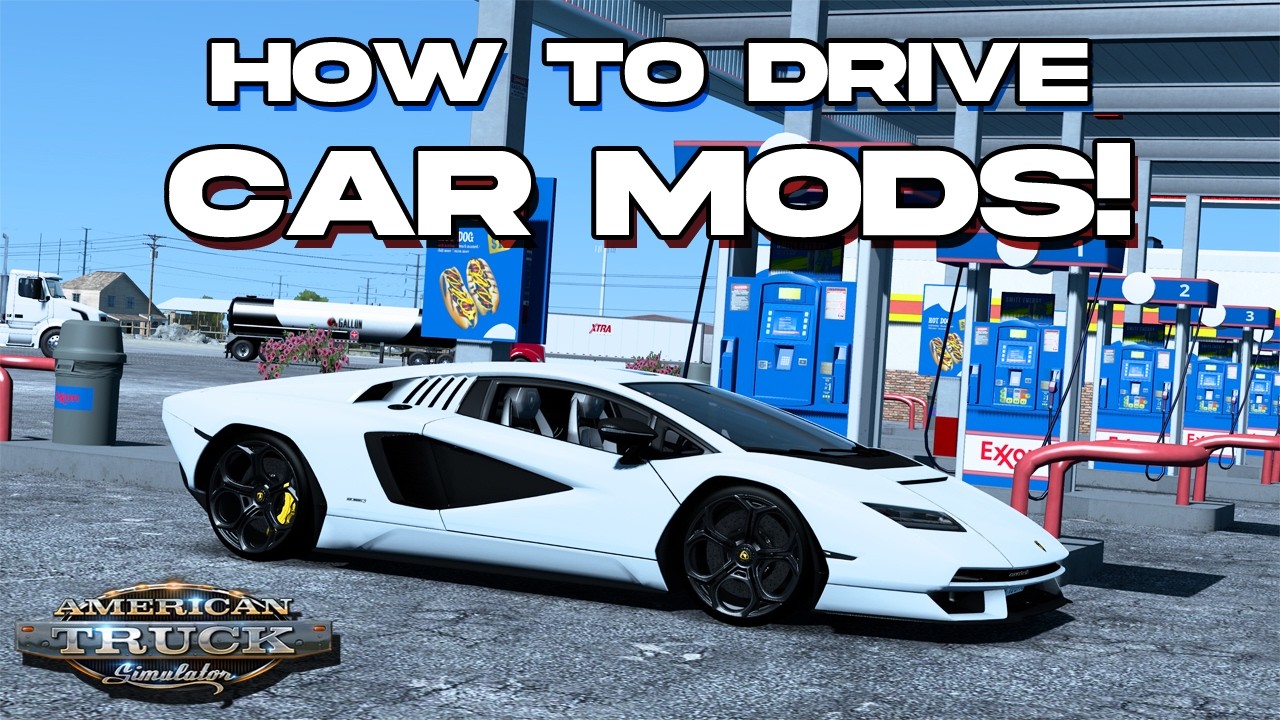 How to Download & Install ANY Car into American Truck Simulator (ATS MODS) Easy Walkthrough 2025