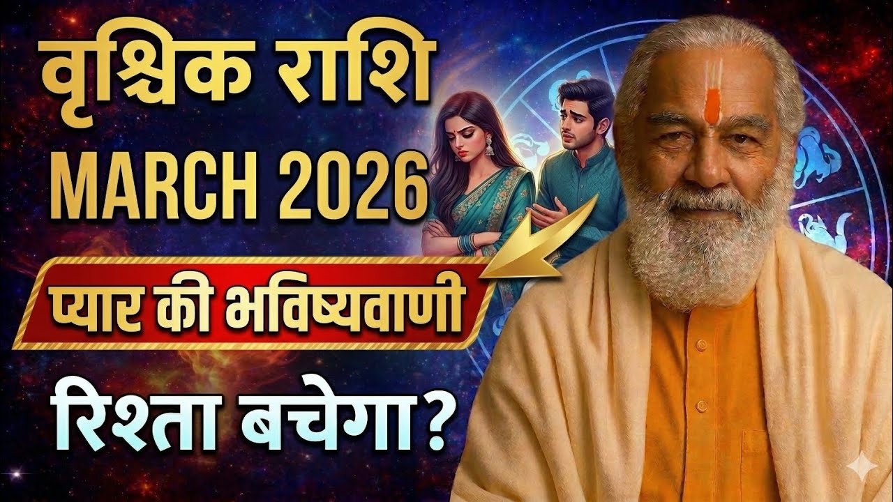 वृश्चिक राशि March 2026 में Love Life की सबसे बड़ी परीक्षा | रिश्ता गहरा होगा या टूट जाएगा? 