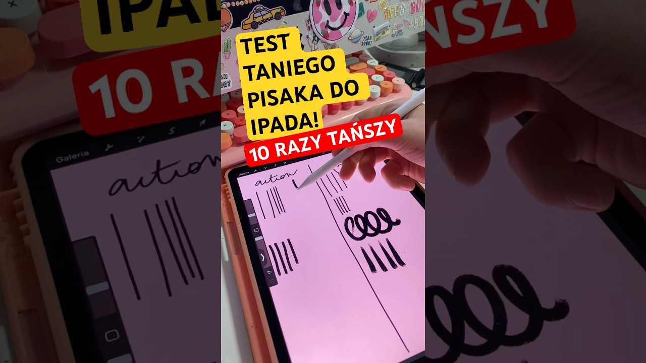 Test taniego pisaka do iPada z action #ivoadventures  #testujemy #ipad #applepencil #test #action