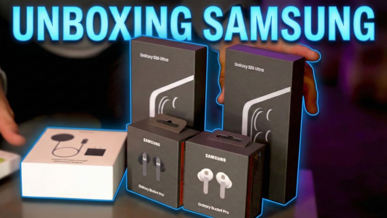 Unboxing Galaxy Buds 4 Pro y S26 Ultra