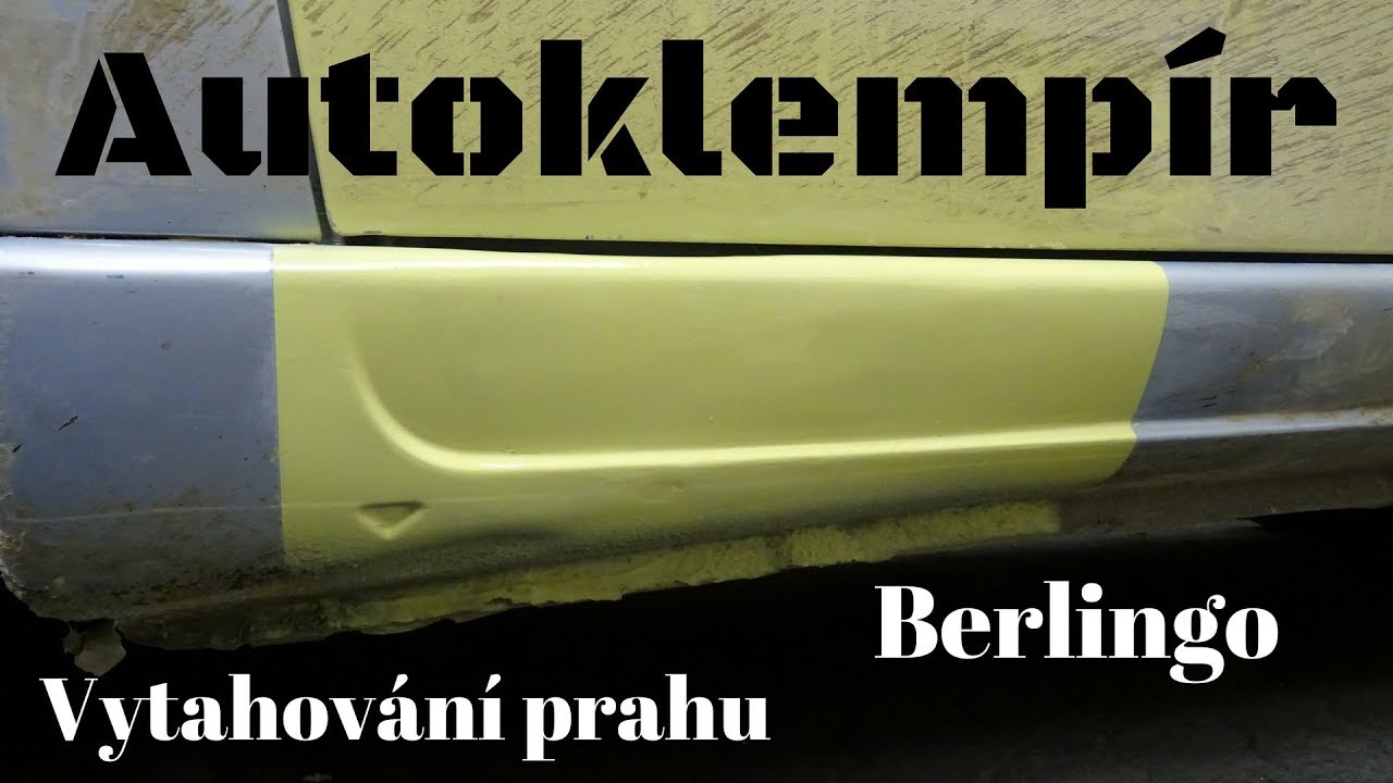 Vytahování prahu u Berlinga (Car body repair)