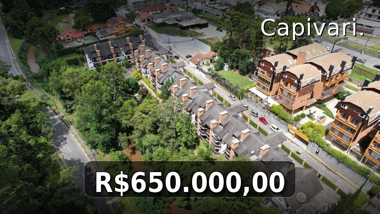 🏔️ Apartamento à Venda | Solar dos Pássaros – Capivari, Campos do Jordão/SP- R$650.000,00