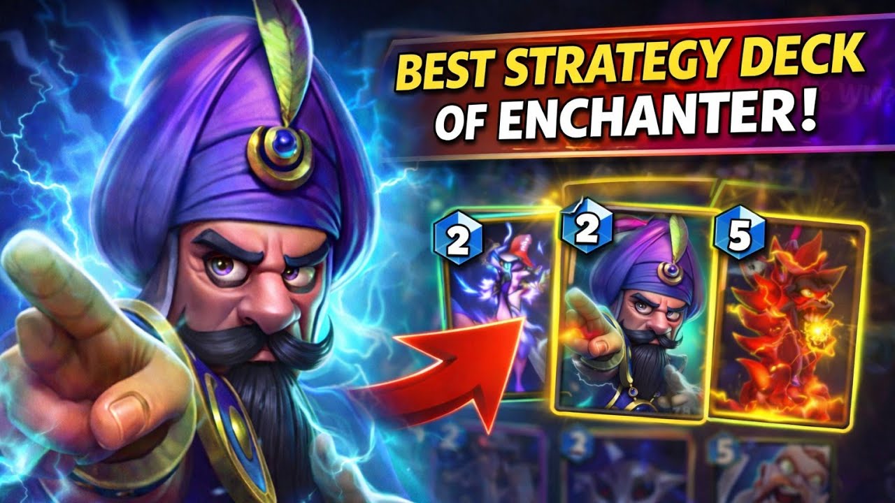 Best Strategy Deck of Enchanter! 🔥 Unstoppable Push | Castle Crush